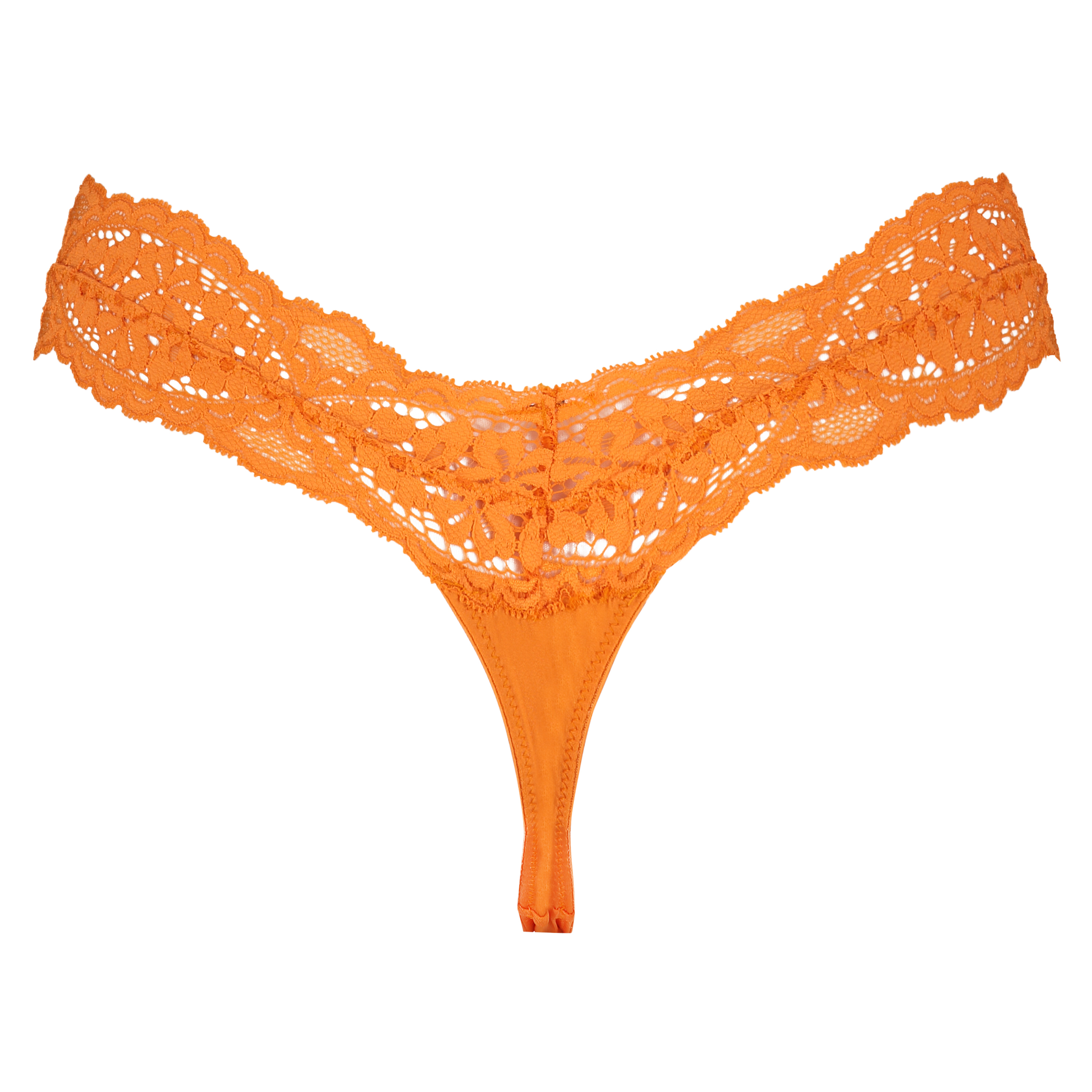 String taille extra basse Rose, Orange, main