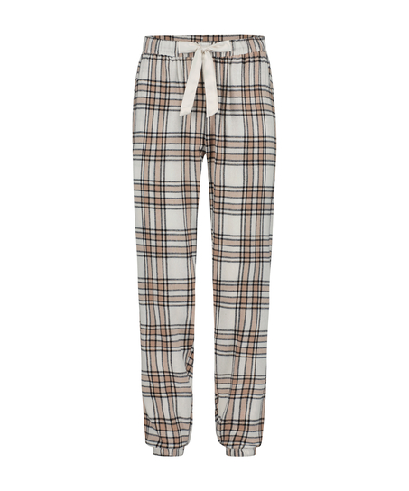 Pantalon de Pyjama Flanel, Beige