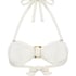 Haut de bikini bandeau Cabo, Blanc