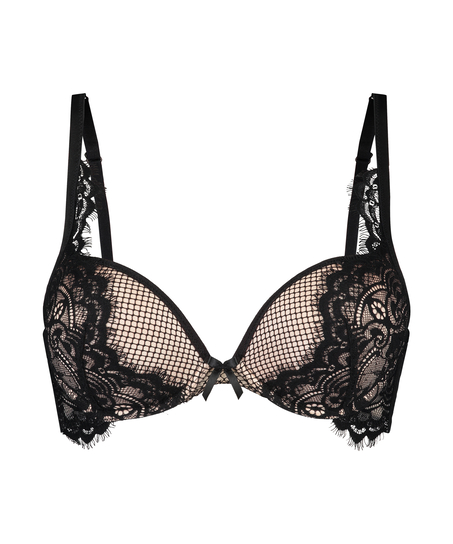 Soutien-gorge maximizer rembourré à armatures Yves, Noir