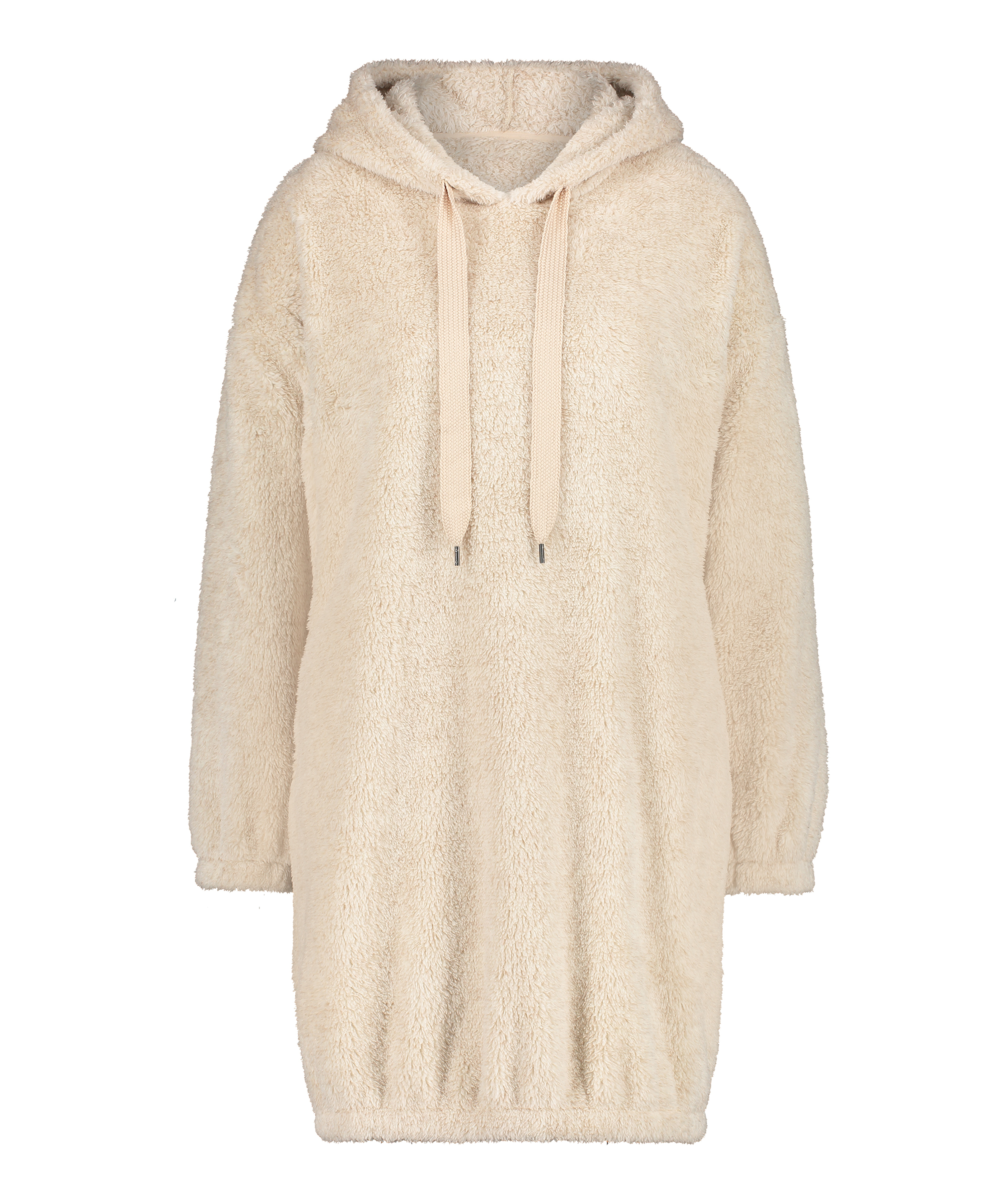 Robe snuggle polaire femme, Beige, main