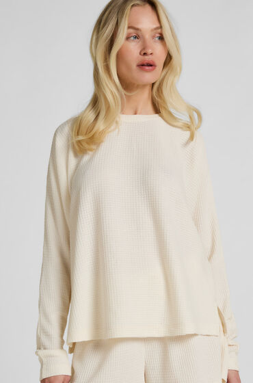 Hunkemöller Top Waffle Everly Blanc