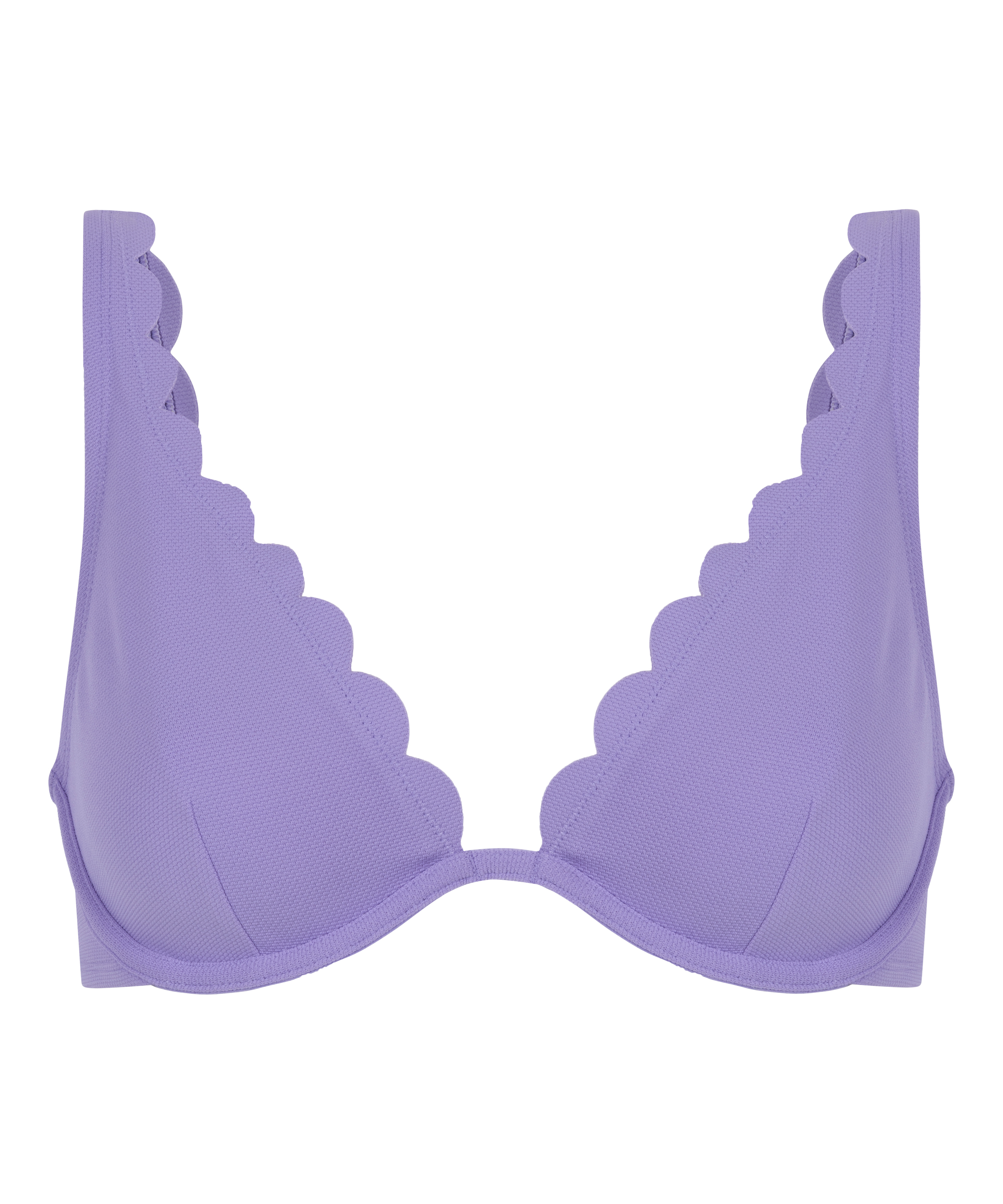 Haut de bikini à armatures non préformé Scallop, Violet, main