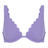 Haut de bikini à armatures non préformé Scallop, Violet