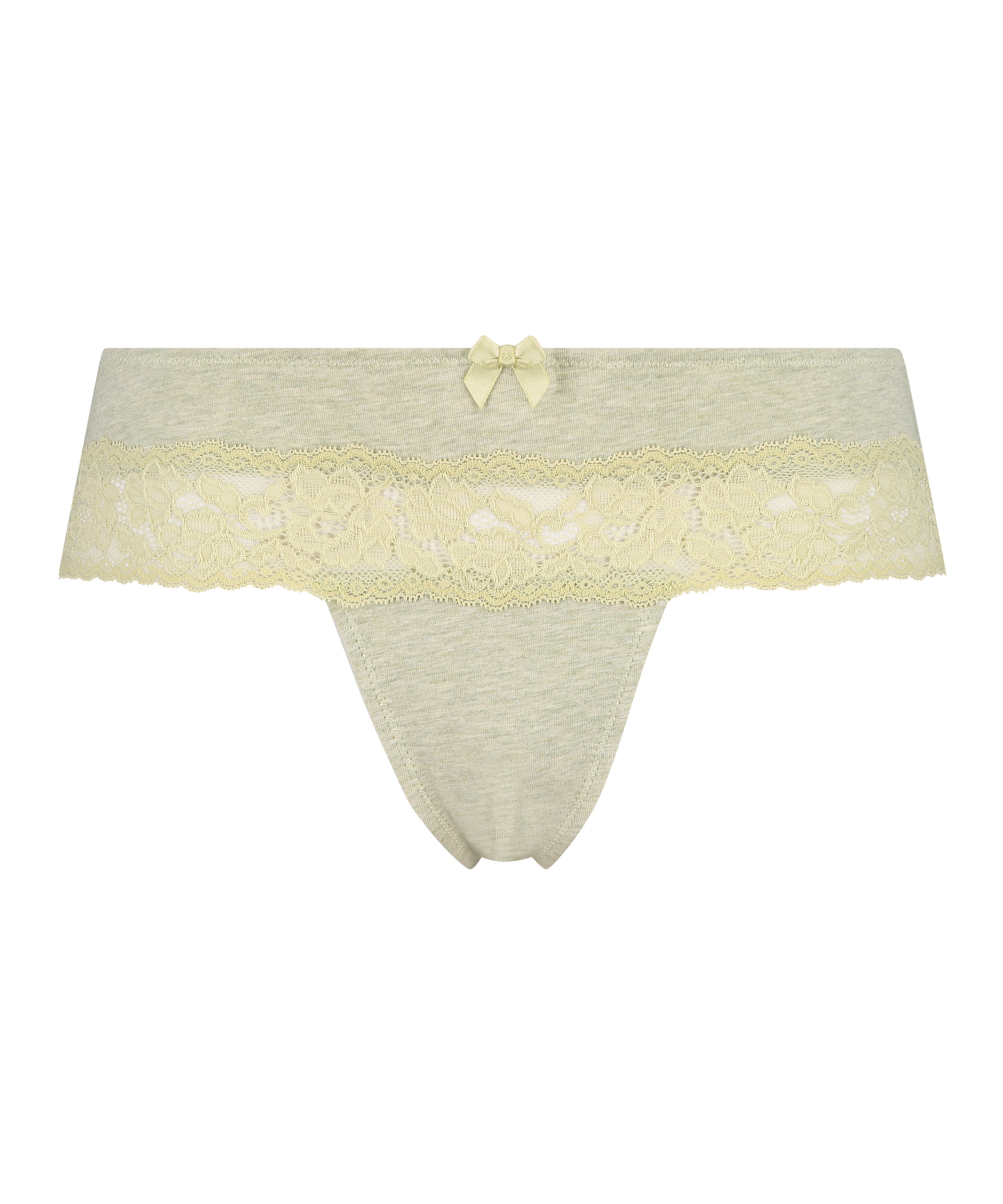 Boxer string Coton, Vert, main