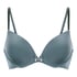 Soutien-gorge à armatures préformé Plunge, Bleu