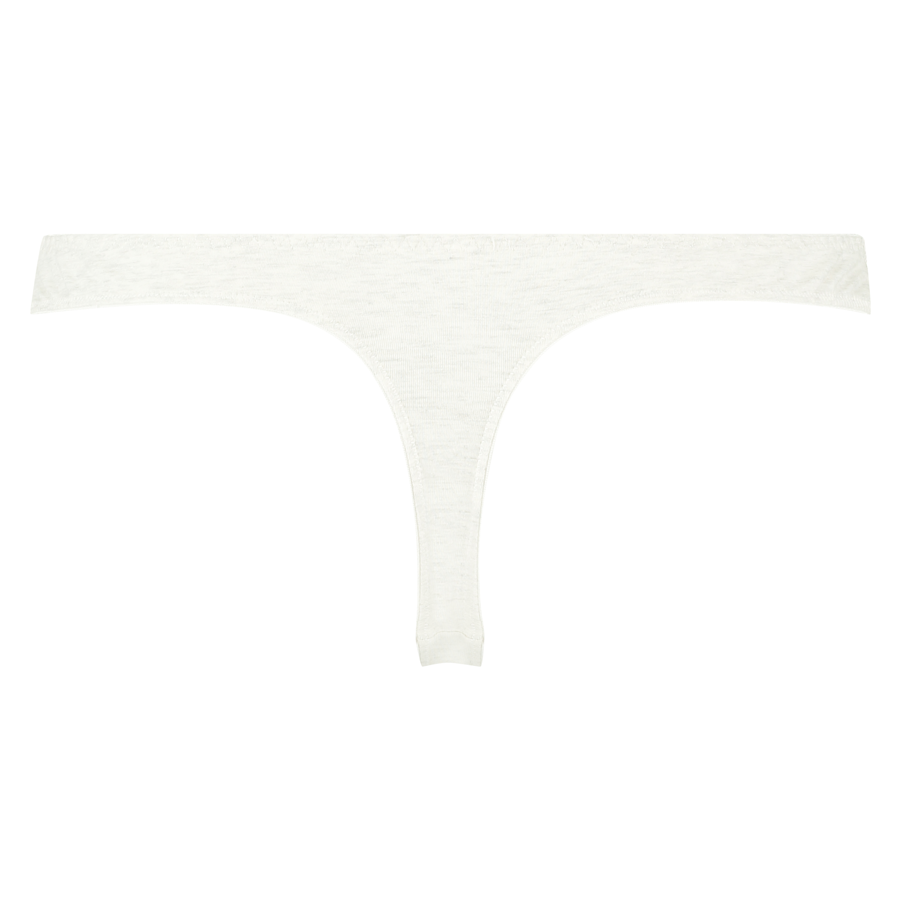 String Secret Dentelle Coton, Gris, main