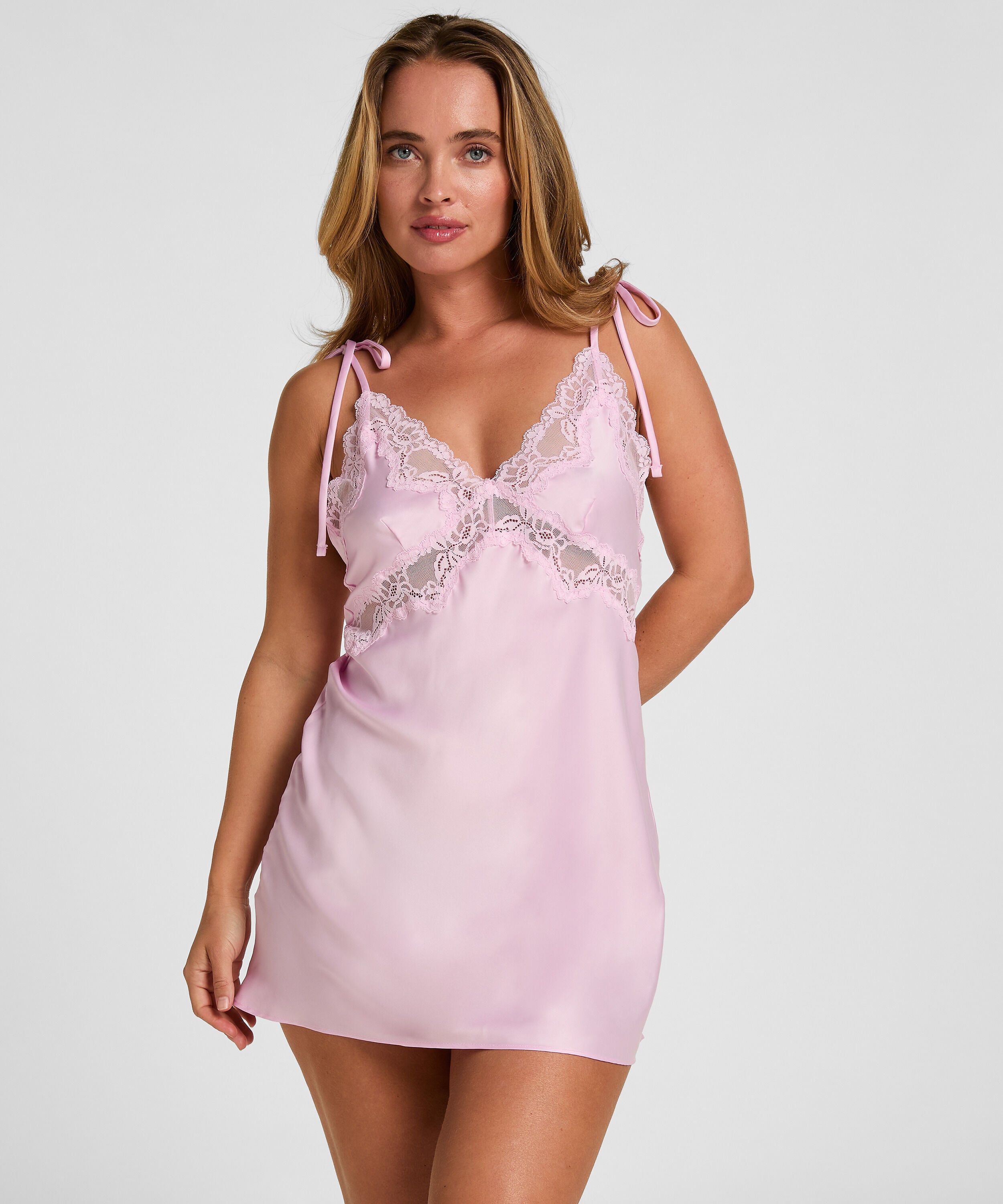 Slipdress Camelia, Rose Slipdress Camelia, Rose