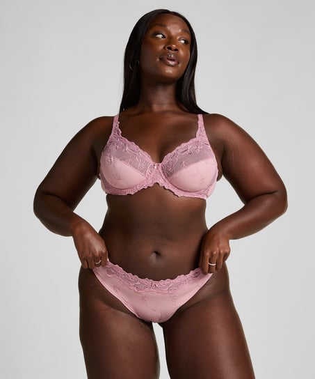 Soutien-gorge &agrave; armatures non-pr&eacute;form&eacute; Diva, Rose