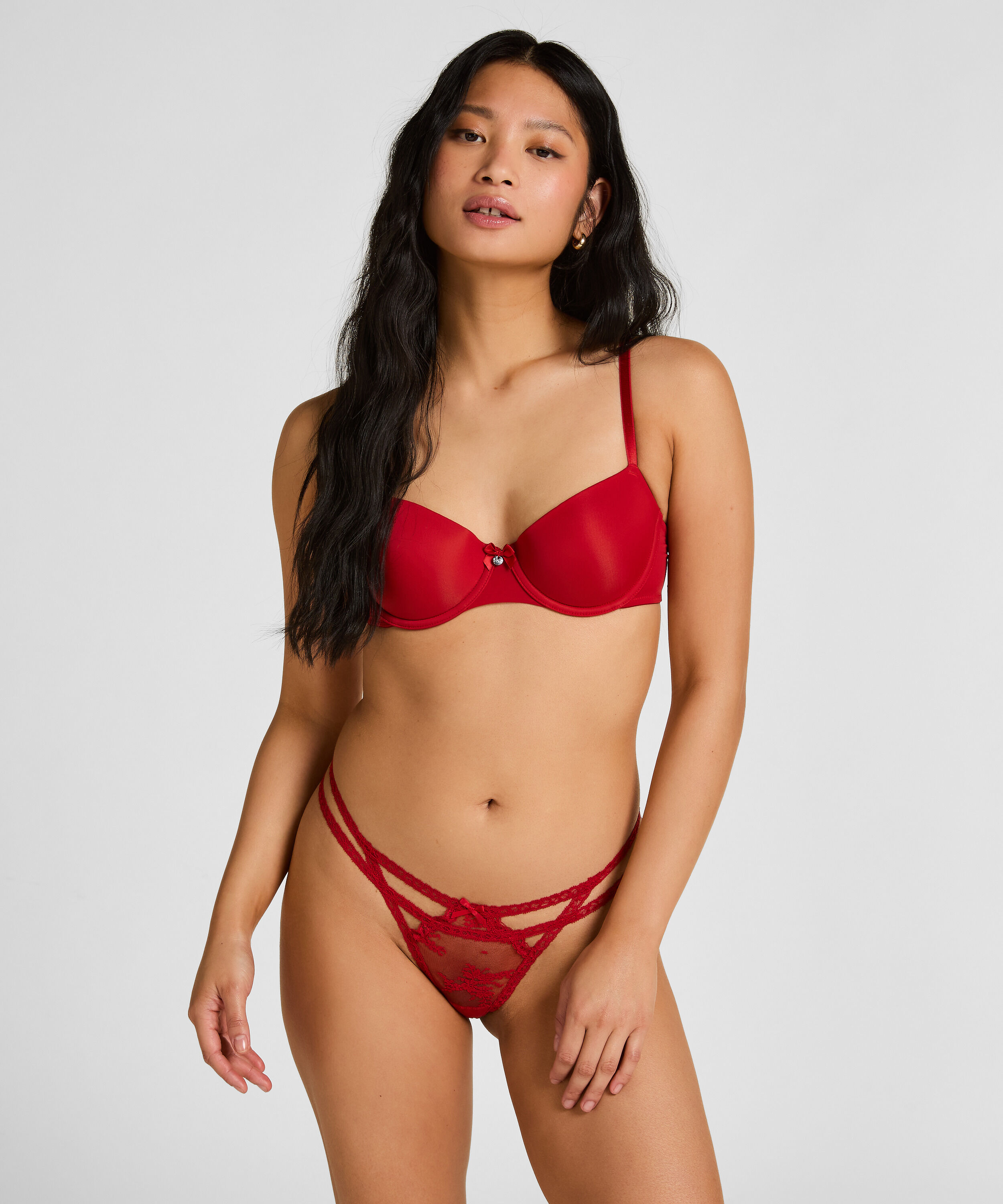 Lot de 6 Strings, Rouge