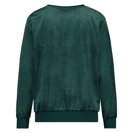 Top Velour Stripe, Vert