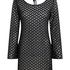 Robe de plage en crochet, Noir