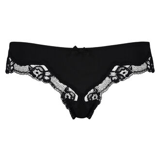 Slip Secret Lace, Noir