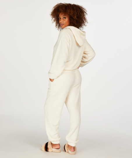 Sweat à Capuche polaire Snuggle, Blanc