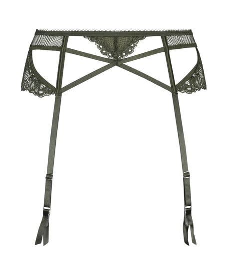 Porte jarretelle Anna, Vert