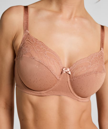 Soutien-gorge &agrave; armatures non-pr&eacute;form&eacute; Sophie, Marron