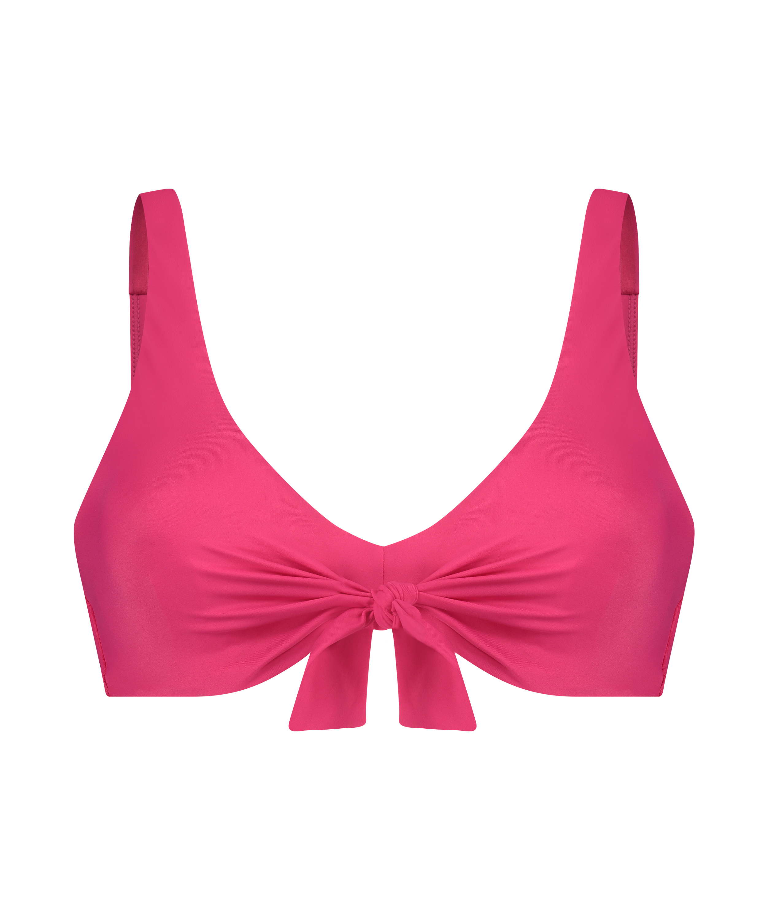 Haut de bikini non préformé Luxe, Rose, main