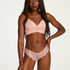 Slip brésilien jambe haute, Rose