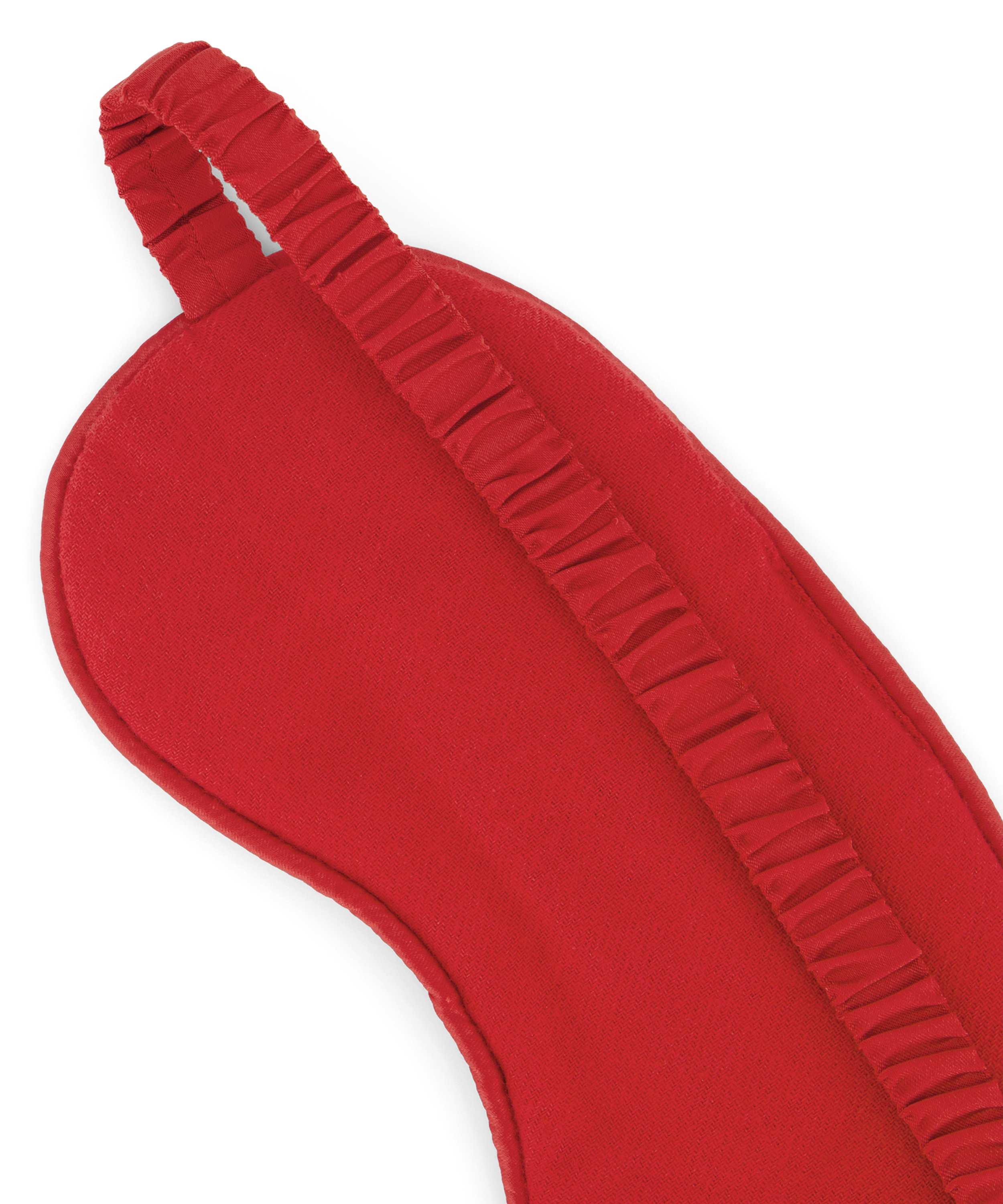 Masque pour dormir Flanelle, Rouge, main