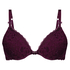 Soutien-gorge &agrave; armatures pr&eacute;form&eacute; push-up Maya, Violet