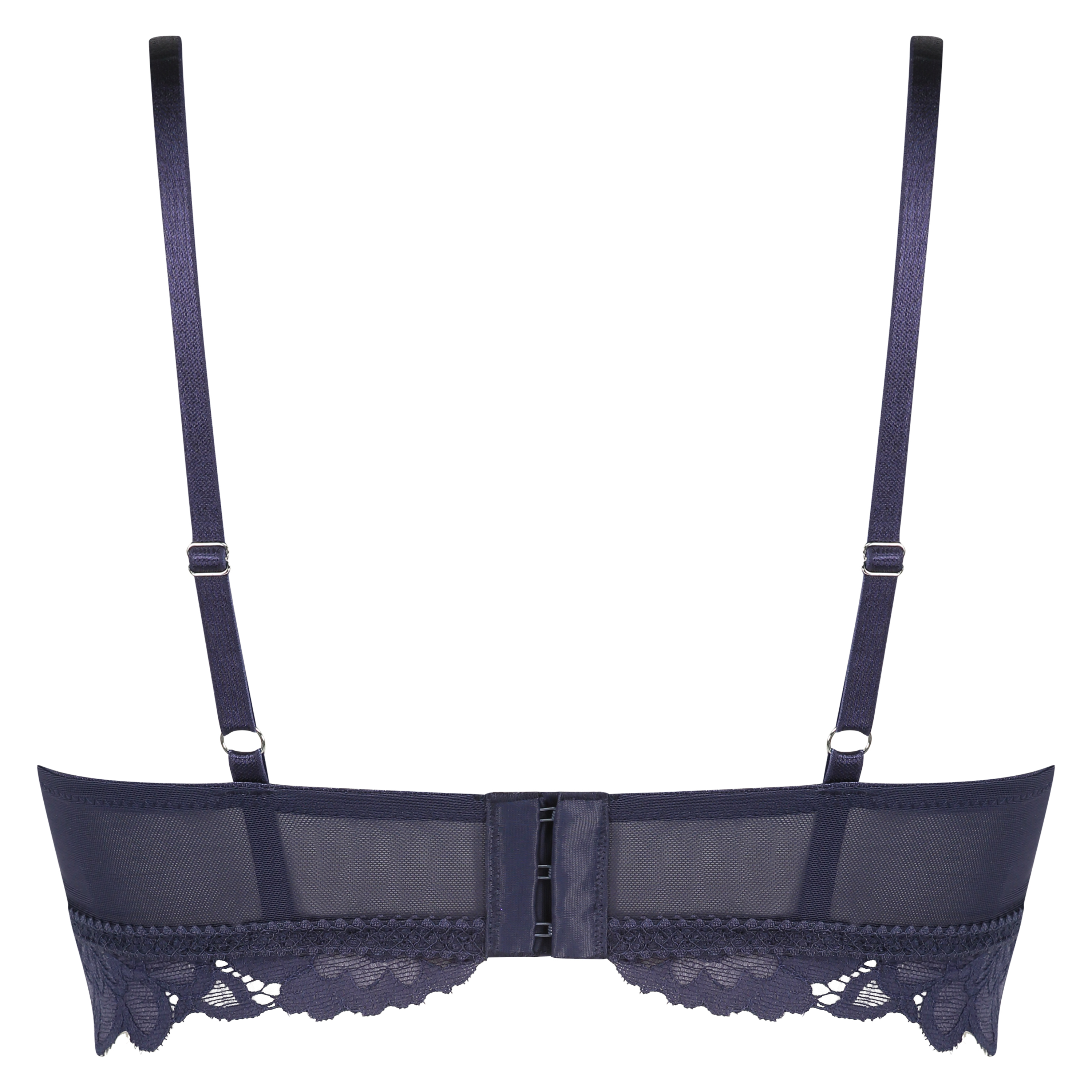 Soutien-gorge préformé sans armatures longline Shiloh, Bleu, main