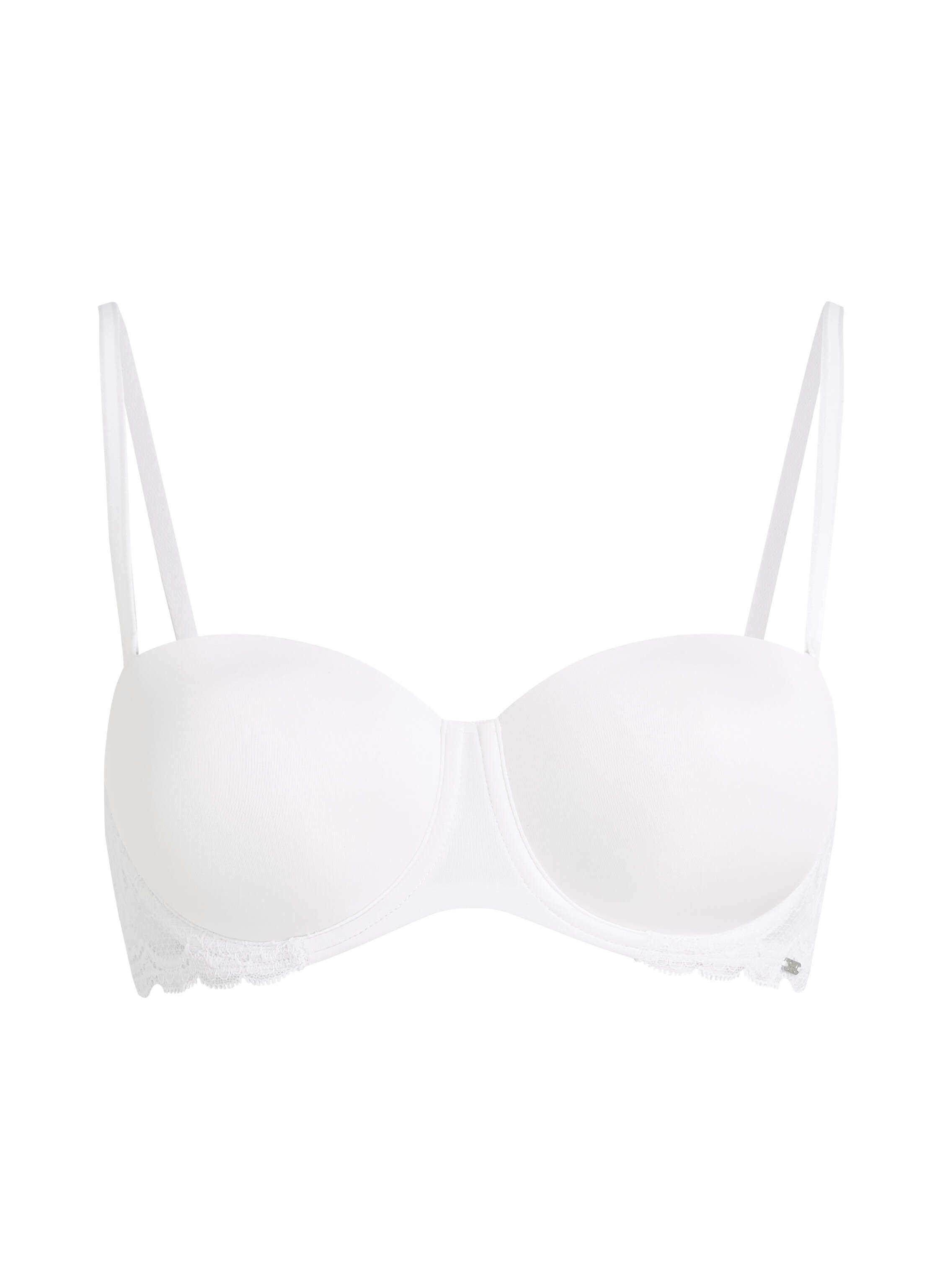 Soutien-gorge dentelle sans armatures ivoire femme | La Halle