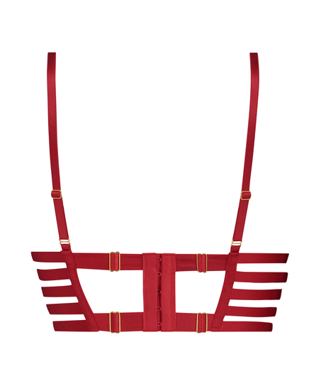 Soutien-gorge rembourré à armatures Vicky, Rouge