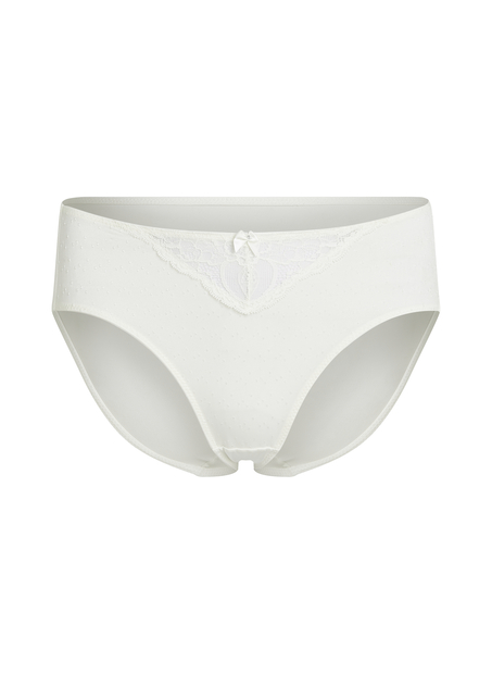 Slip taille haute Sophie, Blanc
