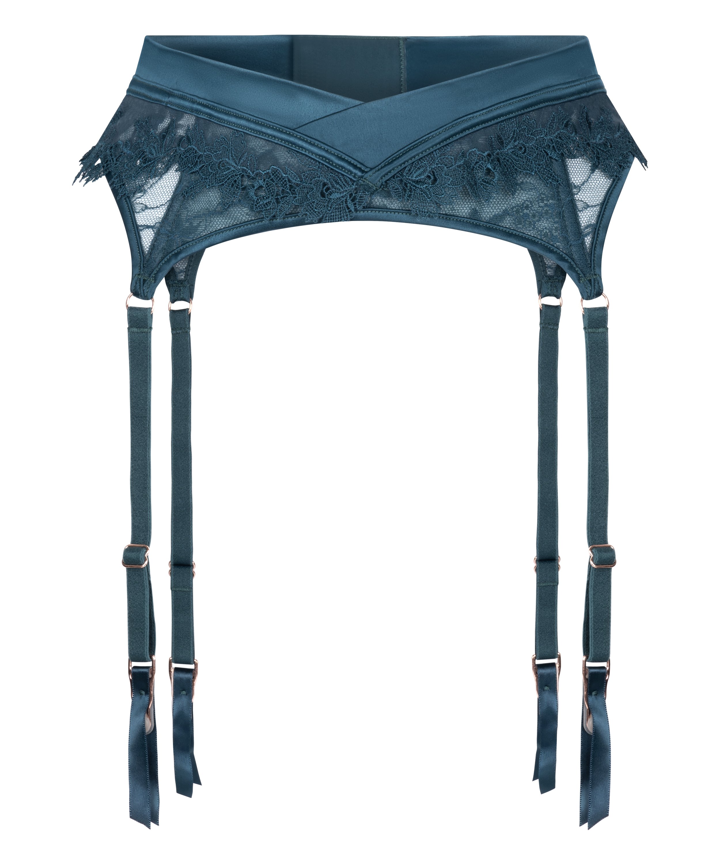 Porte-jarretelles Julia, Vert, main