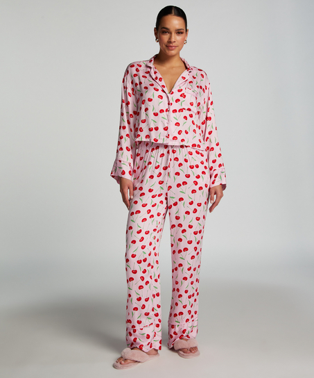 Haut de pyjama Twill, Rose