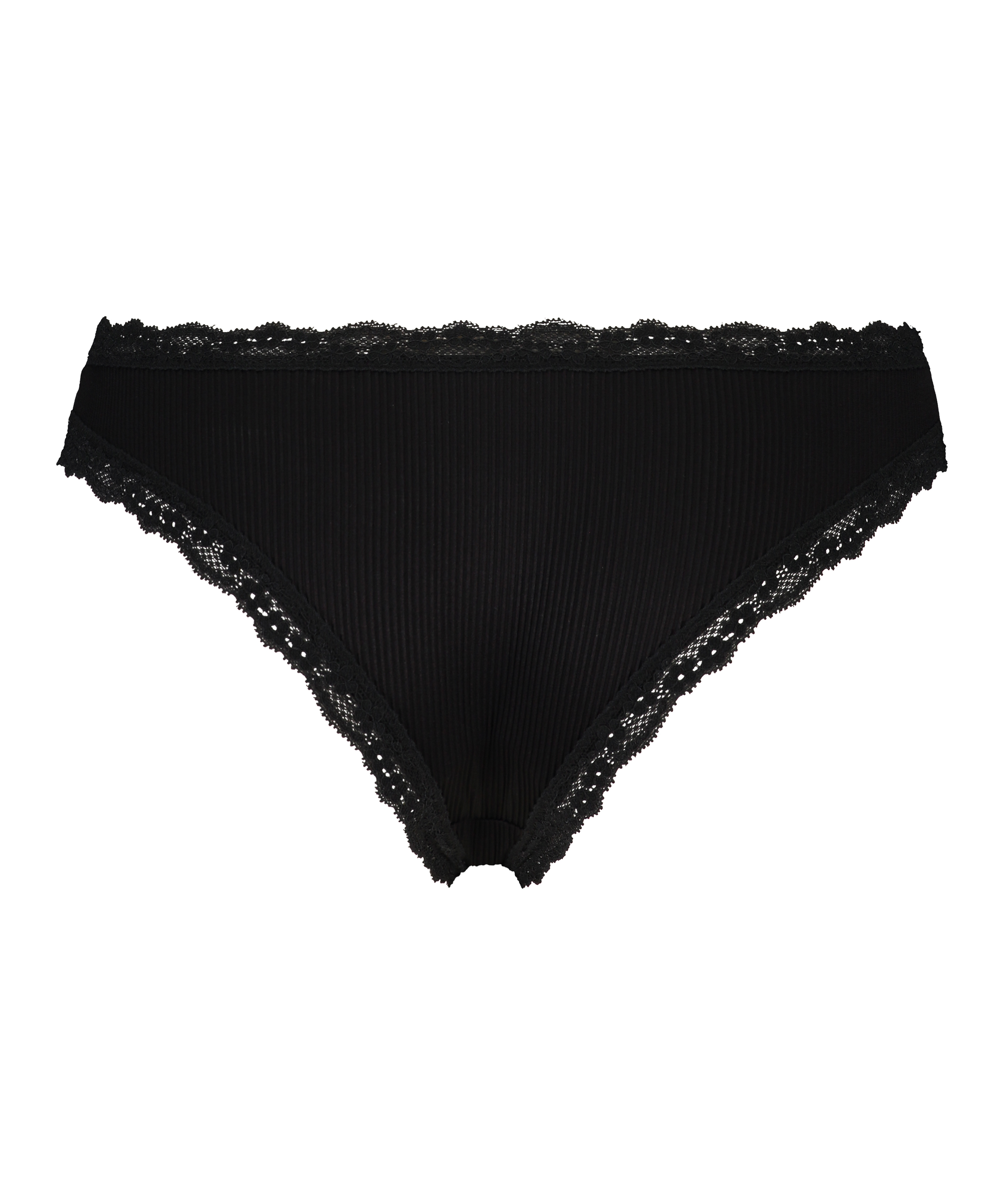 Slip brésilien Jessica, Noir, main