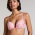 Soutien-gorge à armatures préformé Plunge, Rose