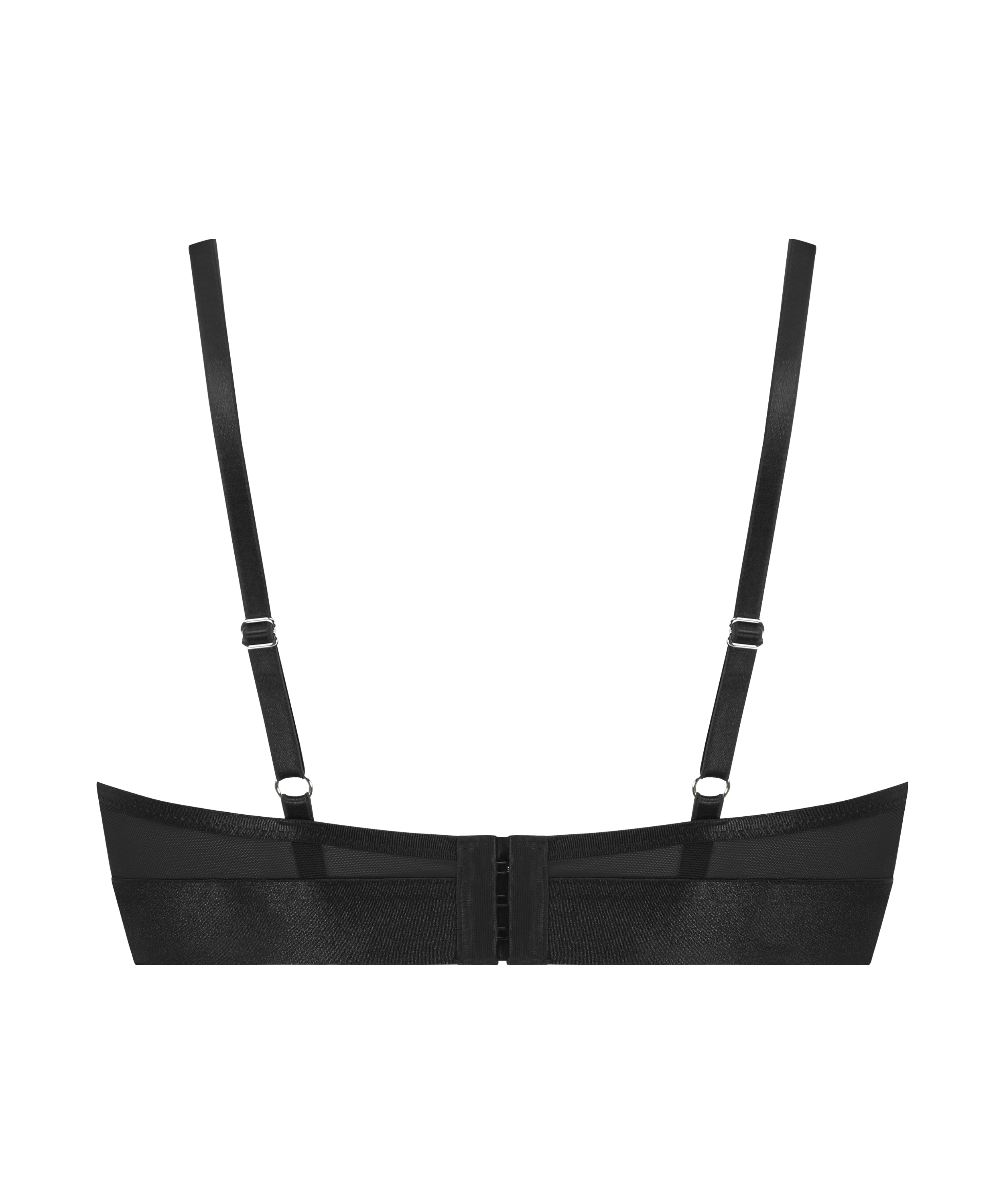 Soutien-gorge rembourré à armatures longline Luna, Noir, main