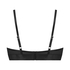 Soutien-gorge rembourré à armatures longline Luna, Noir