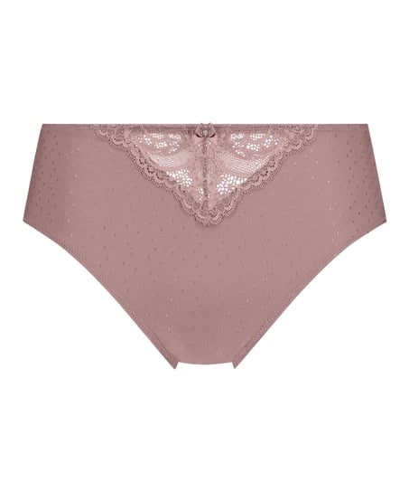 Slip taille haute Sophie, Rose