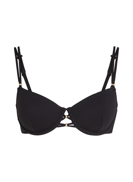 Haut de bikini Holbox, Noir