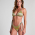Haut de bikini triangle Cali, Vert