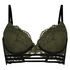 Soutien-gorge &agrave; la palangre &agrave; armatures rembourr&eacute; Xiomara, Vert