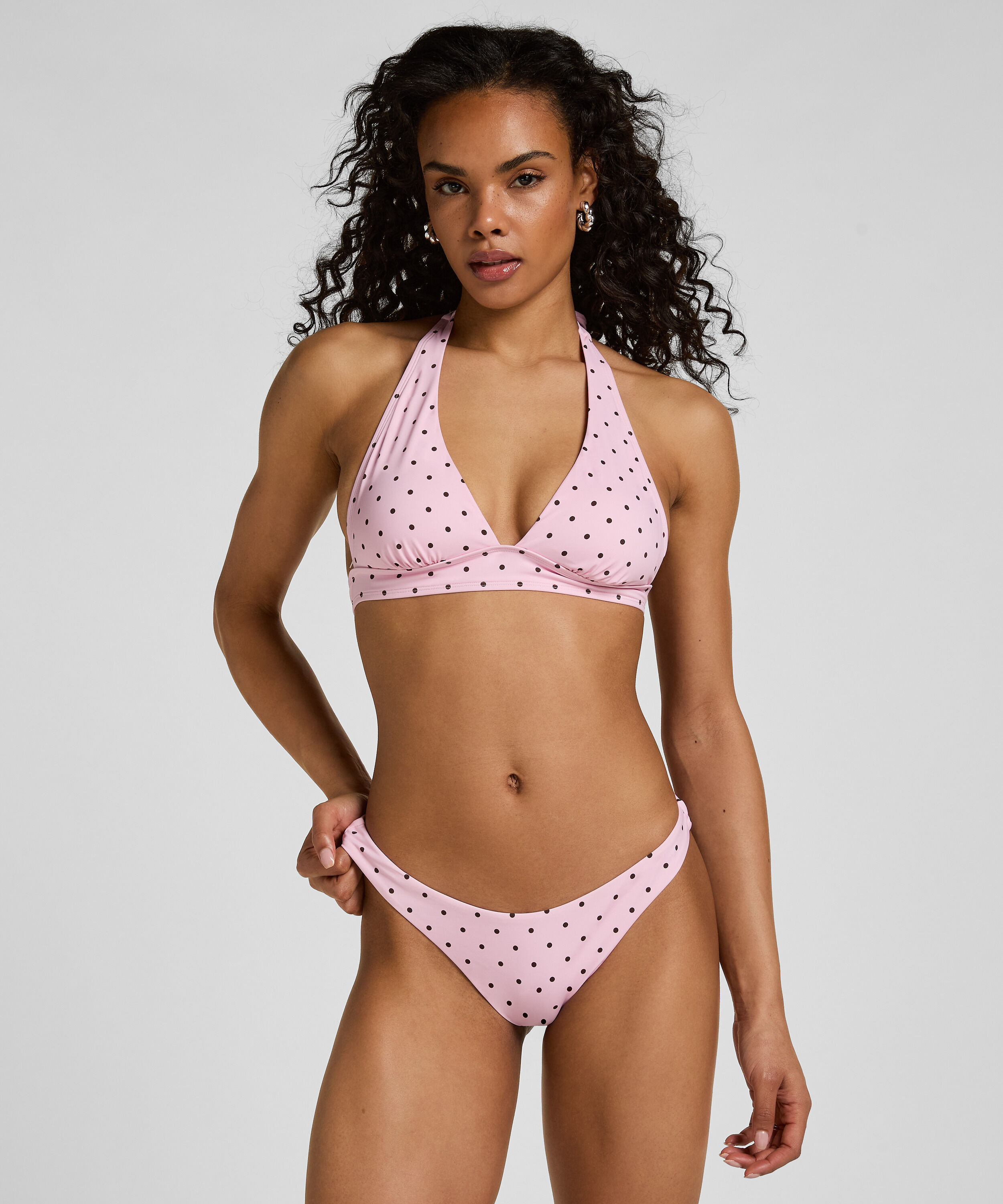Bas de Bikini Highleg Alicante, Rose