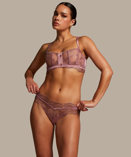 Soutien-gorge à armatures non-préformé Christine, Rose