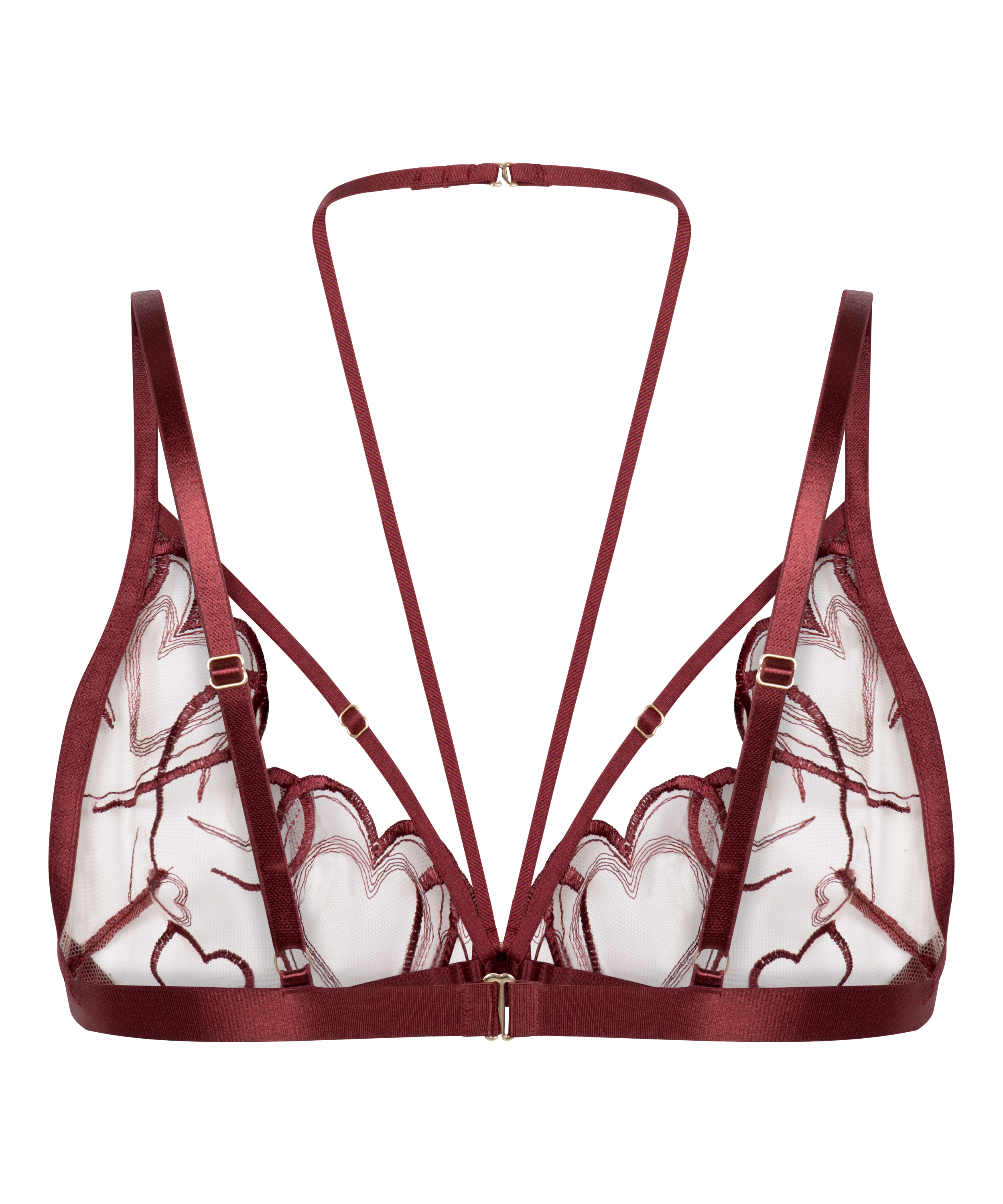 Haut de corset Olivia, Rouge, main