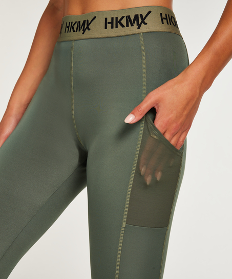 Legging de sport taille normale HKMX, Vert