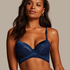 Soutien-gorge à armatures préformé Lara, Bleu