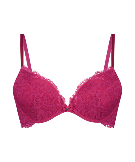 Soutien-gorge à armatures préformé push-up Marine, Rose
