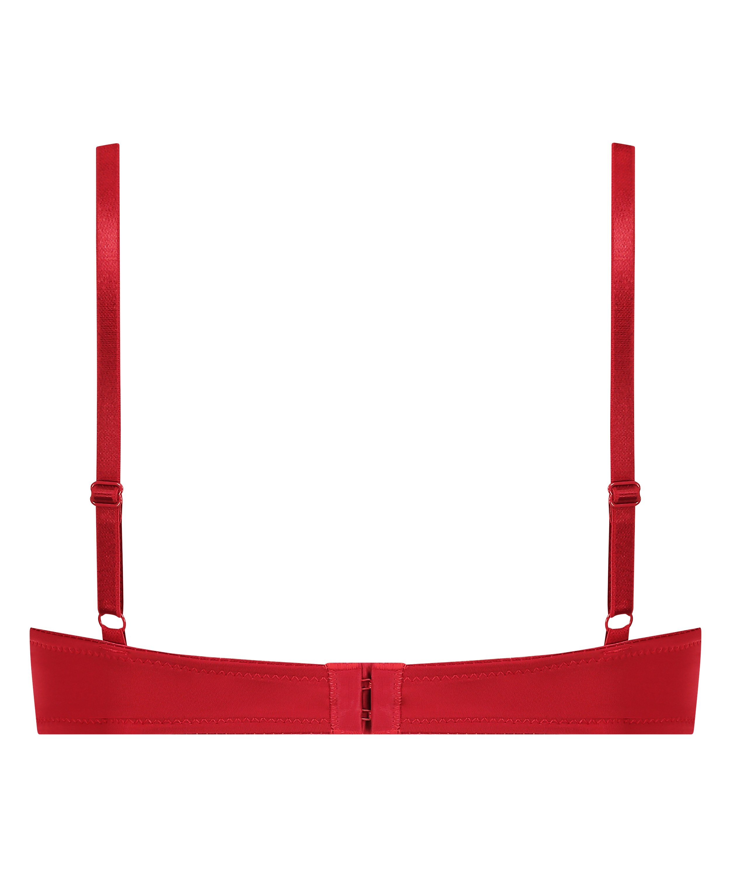 Soutien-gorge à armatures préformé Plunge, Rouge, main