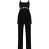 Tenue de pyjama Vera Lace, Noir