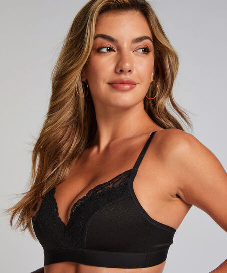 Soutien-gorge pr&eacute;form&eacute; sans armatures Sophie, Noir