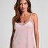 Camisole velours Dentelle, Rose