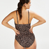 Maillot de bain Leopard, Beige