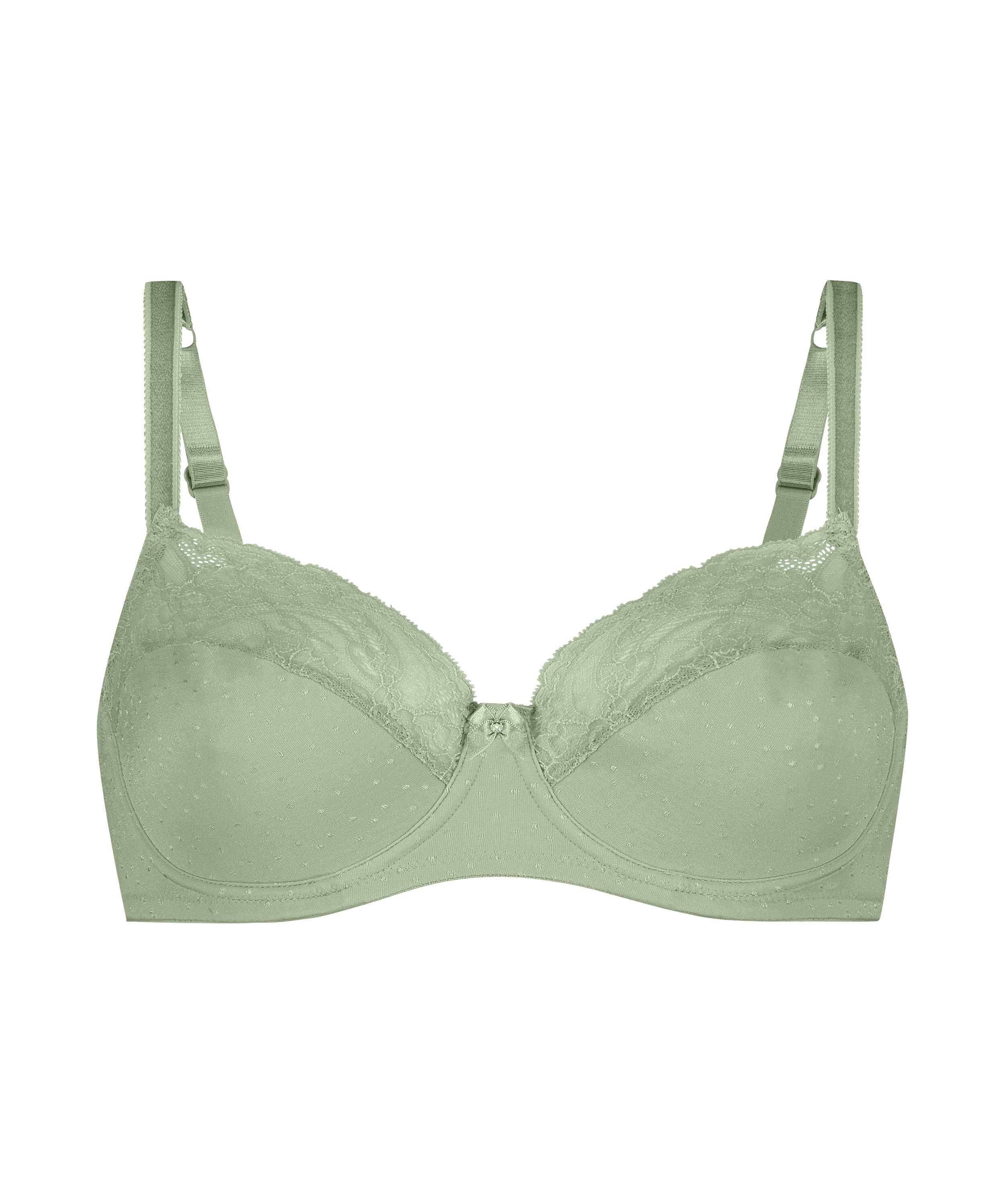 Soutien-gorge &agrave; armatures non-pr&eacute;form&eacute; Sophie, Vert, main
